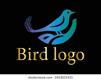 The logo features a stylized bird with gracefully curved wings, symbolizing freedom, elegance, and agility. The bird is depicted in mid-flight, with its wings spread wide.