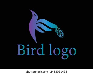 The logo features a stylized bird with gracefully curved wings, symbolizing freedom, elegance, and agility. The bird is depicted in mid-flight, with its wings spread wide.