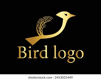 The logo features a stylized bird with gracefully curved wings, symbolizing freedom, elegance, and agility. The bird is depicted in mid-flight, with its wings spread wide.