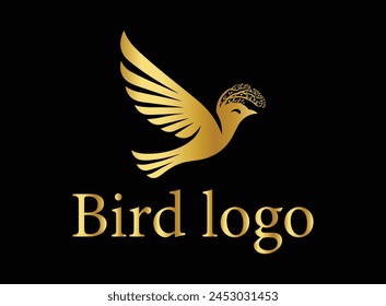 The logo features a stylized bird with gracefully curved wings, symbolizing freedom, elegance, and agility. The bird is depicted in mid-flight, with its wings spread wide.