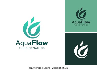 The logo features a stylized, flowing design, symbolizing movement and innovation. Ideal for a technology or creative agency, it conveys a sense of dynamism and progress. EPS Layered File