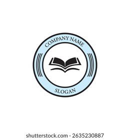 The logo features a stylized open book at its center, symbolizing knowledge and learning. Above the book, a rising sun emits gentle rays, representing enlightenment, hope, and new beginnings.