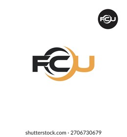 Ein Logo mit den Elementen der FCU, in einem modernen Stil entworfen. Das Logo ist so konzipiert, dass es auch in kleinen Größen nahtlos auf allen Medien - Print, Digital, Farbvarianten und Hintergründen - funktioniert.
