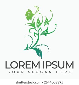 A logo featuring a flower symbolizing growth beauty and harmony with simple yet elegant petals radiating outward creating a sense of balance and freshness.