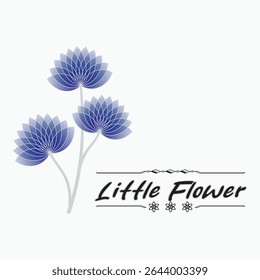A logo featuring a flower symbolizing growth beauty and harmony with simple yet elegant petals radiating outward creating a sense of balance and freshness.