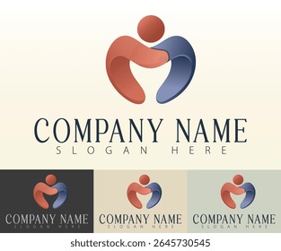 A logo featuring modern elegance and visual harmony.