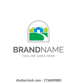 logo of field, vector design, fully editable