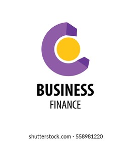 logo. finance. Business graph.