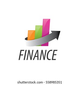 logo. finance. Business graph.