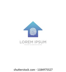 logo finger print abstract