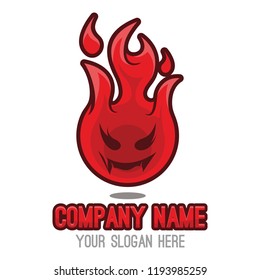 logo fire mascot
