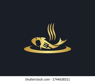 a logo of the fish