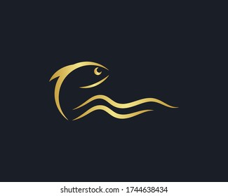 a logo of the fish