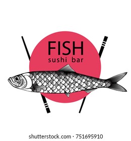 Logo with fish.