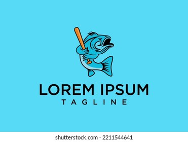 diseño de dibujos animados de diseño de dibujos animados de peces moderno
