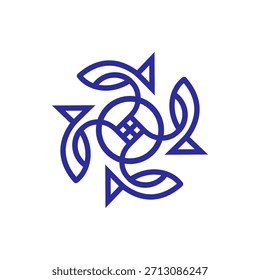 the logo is the fish Farming. Unique and elegant.