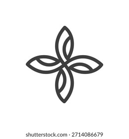 el logotipo es la Flor de Pescado. Batik, Único y elegante.
