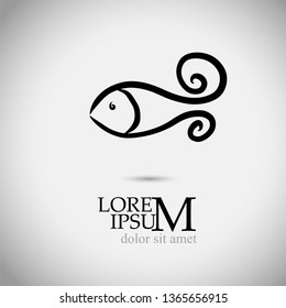 Logo fish line