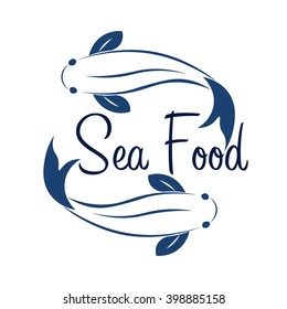 Logo fish sea food