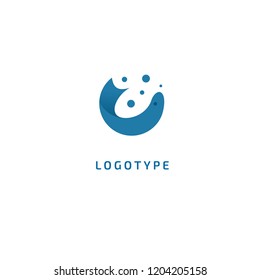logo, fish, vector, ocean, blue, design, icon, illustration, isolated, sea, sign, symbol, water, seafood, fishing, abstract, food, concept, nature, animal, background, shape, silhouette, element, tuna