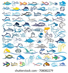 Logo of fishes. 
