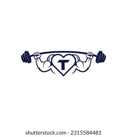 Logo Fitness Gym Design Template Alfabet Logo