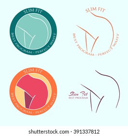 Logo for fitness, Slim Fit program