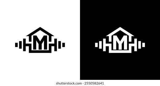 logotipo fitness studio simples vetor