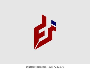 Logo fj letter company name