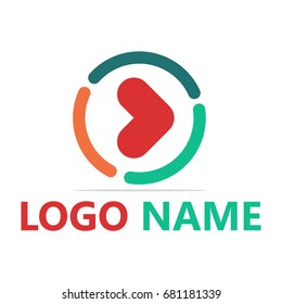 Logo flat design template