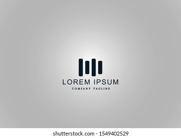 
logo with a flat spectrum silhouette looks simpler and more luxurious
