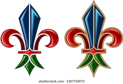 logo fleur de lis.