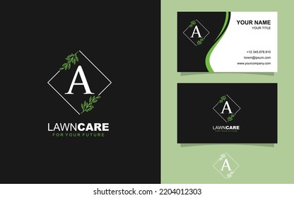 A logo floral vector for identity company. initial letter thunder template vector illustration for your brand.