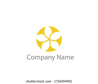 a logo of the flower