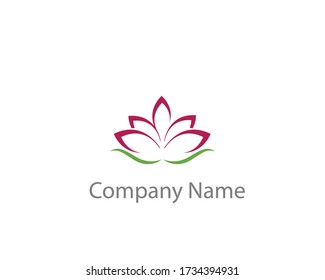 a logo of the flower