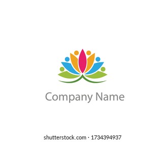 un logotipo de la flor