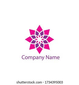 a logo of the flower