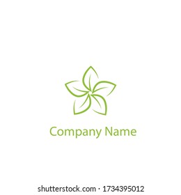 a logo of the flower