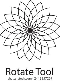 Logo flower, high quality, easy to use, abstract