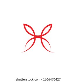 logo flower icon design illustration vector