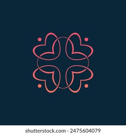 LOGO FLORES Y PERSONAS LINE SIMPLE