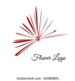 Logo flower. Petals design for cover beauty company