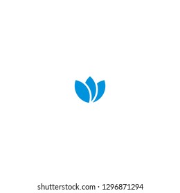 logo flower tulips modern