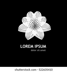 logo flower. Vector