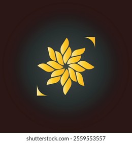 logo flowers beautiful clasic elegance