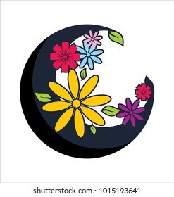 logo flowers in the circle
