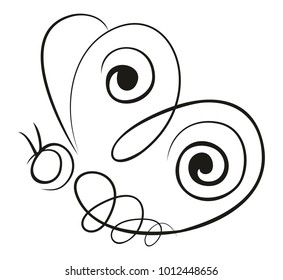 Logo of Flying butterfly.