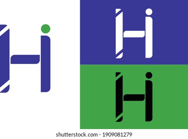 Logo Font Graphic Vector Of Letter H, Best For Your Logo Company Or Icon Of Letter H Simple and Good