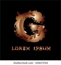 logo and font typography for company