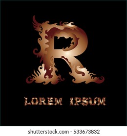 logo and font typography for company